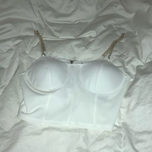White Corset Top